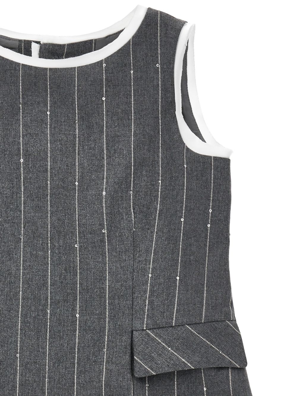 Gilet top levantina gessa Grigio Medio 71H3048330 0031 MONNALISA KIDS 