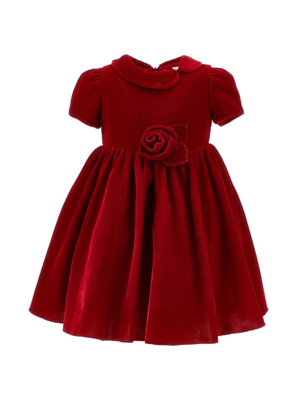 Abito velluto velluto lis Rubino 73H9018803 0043 MONNALISA KIDS 