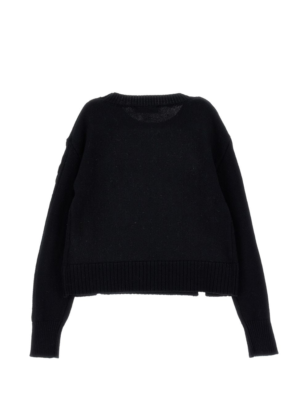 Pull party cotone lana Nero+Argento 79H6088060 5075 MONNALISA KIDS 