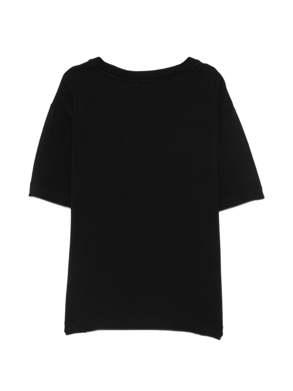 Maxi t-shirt m/c Nero/black H1M060LBA11 60100 MOSCHINO KIDS 