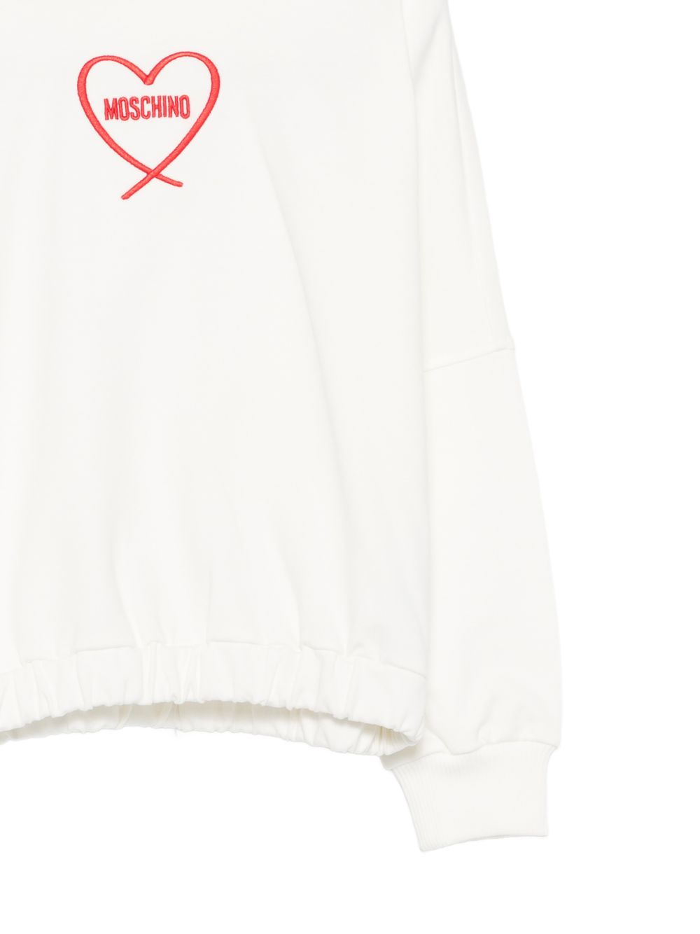 Felpa c/cappuccio Cloud HDF06ZLDA63 10063 MOSCHINO KIDS 