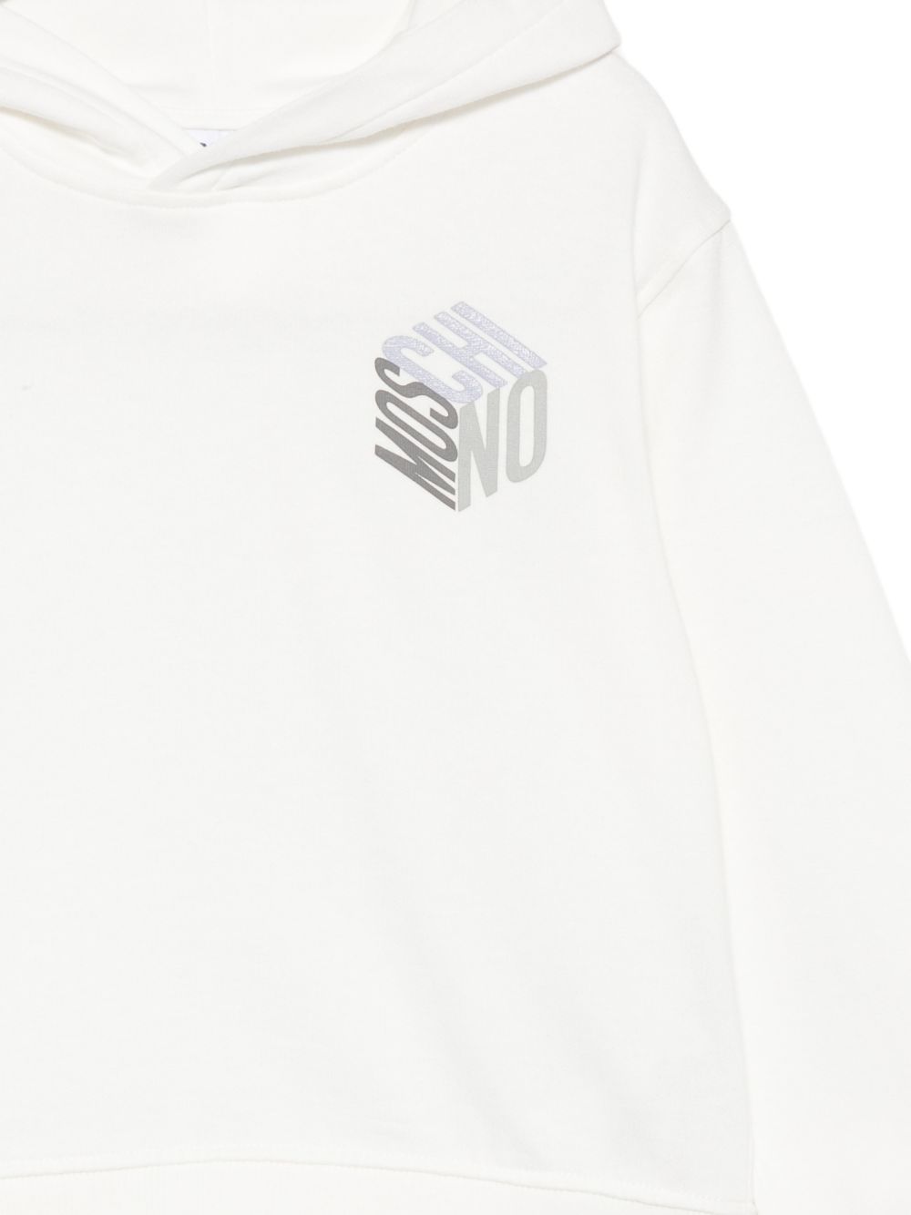 Felpa c/cappuccio Cloud HRF07KLCA92 10063 MOSCHINO KIDS 