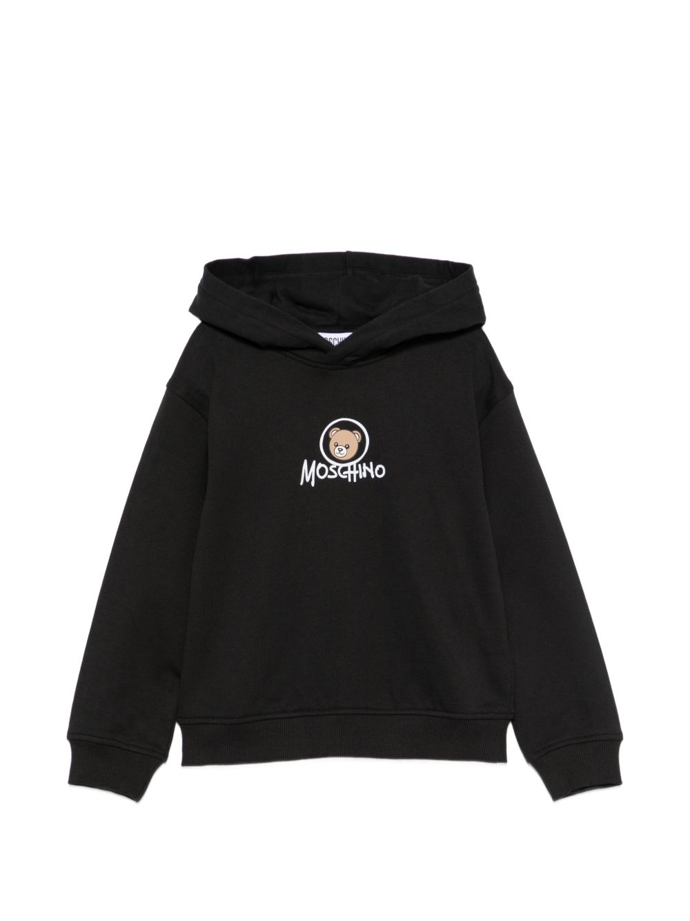 Felpa c/cappuccio Nero/black HUF0A7LCA83 60100 MOSCHINO KIDS 