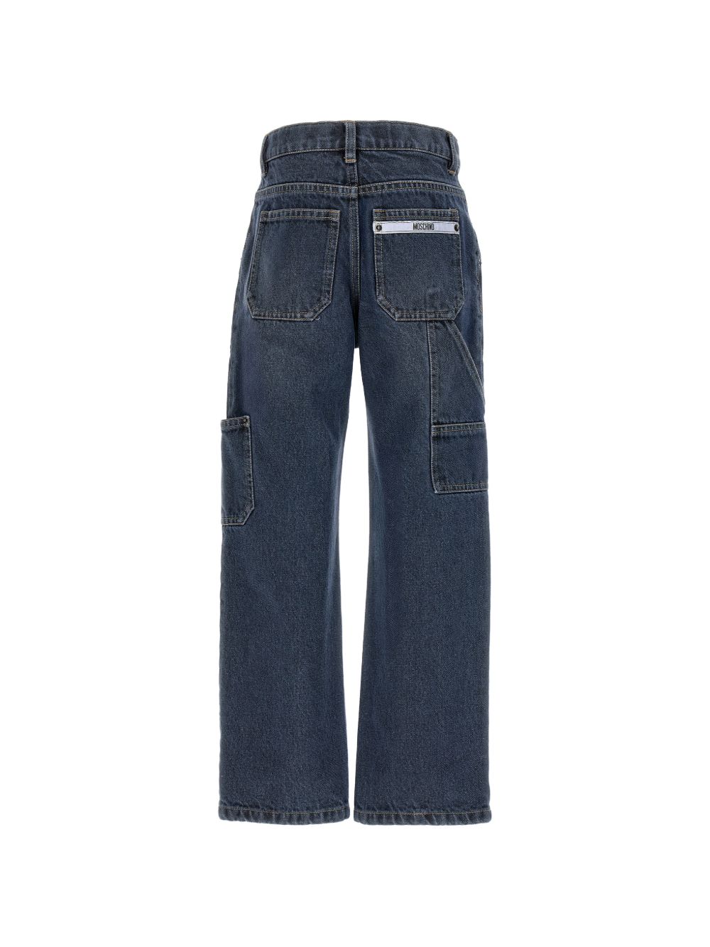 Pant.lungo denim Blue fog HUP096L0E37 40504 MOSCHINO KIDS 