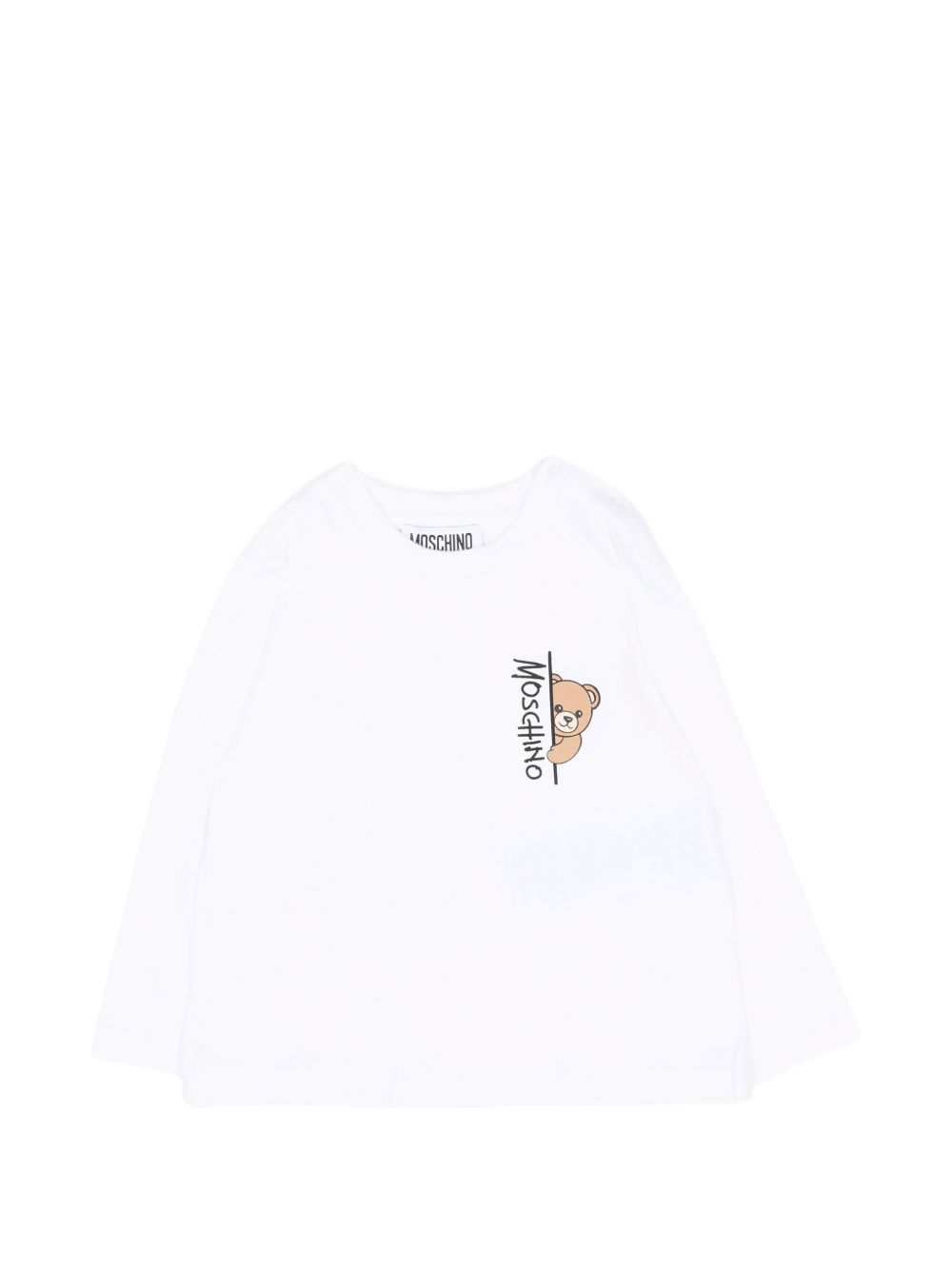 Blusa m/l Bianco ottico MNO014LAA58 10101 MOSCHINO KIDS 