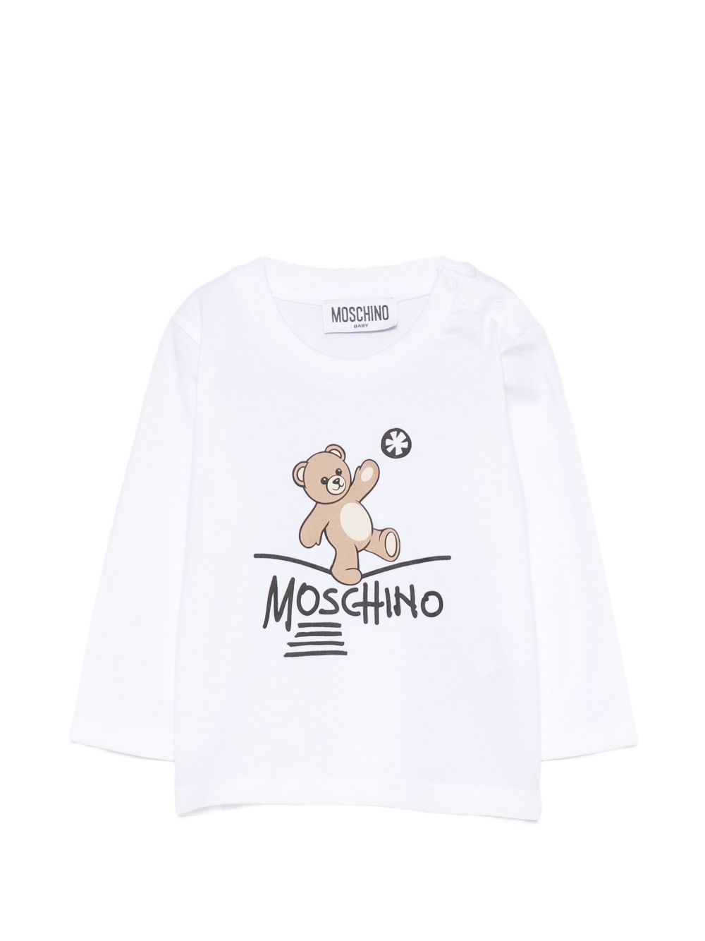 Blusa m/l Bianco ottico MOO014LAA20 10101 MOSCHINO KIDS 