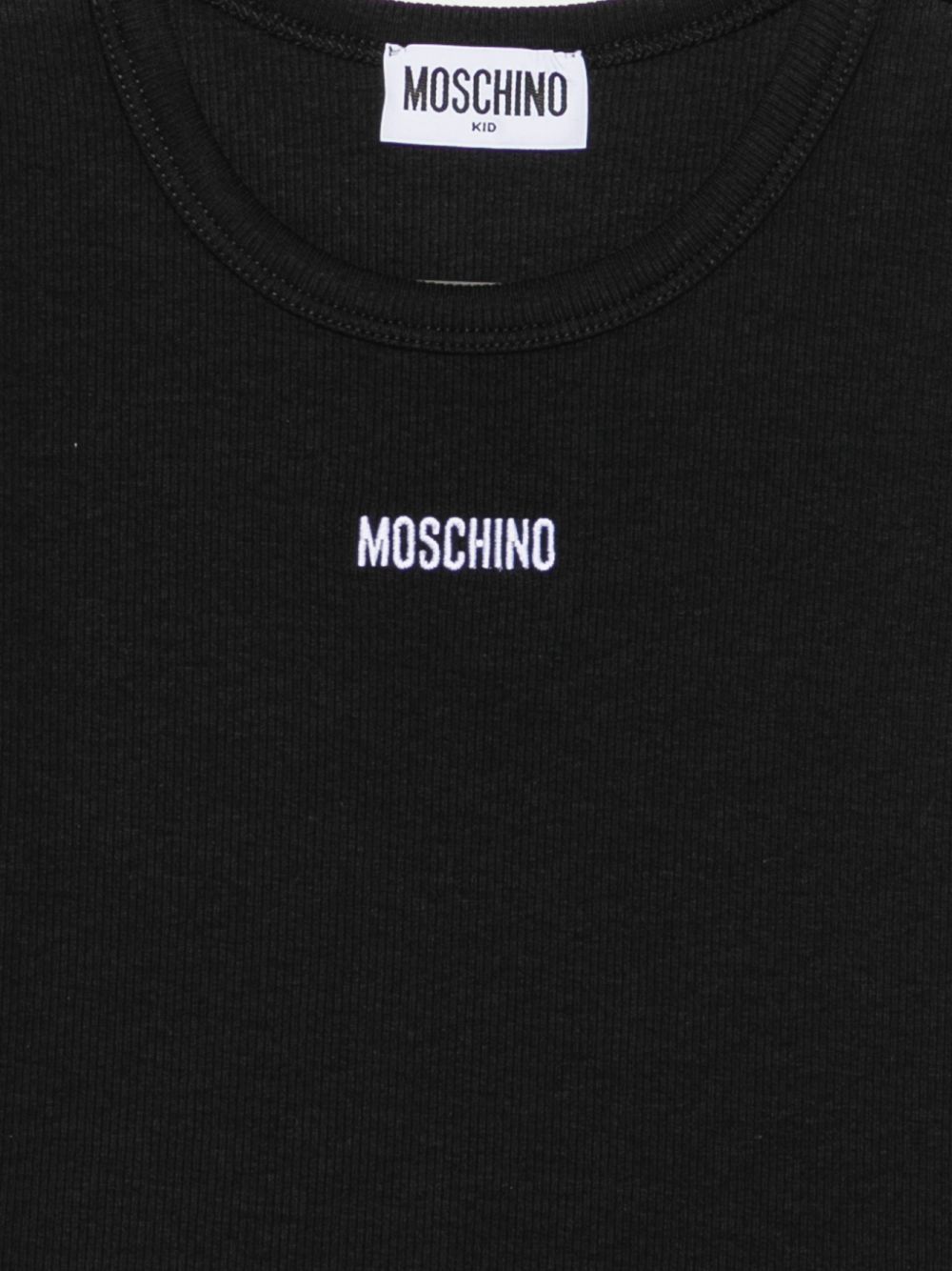 T-shirt m/l Nero/black HAO011LBA39 60100 MOSCHINO KIDS 