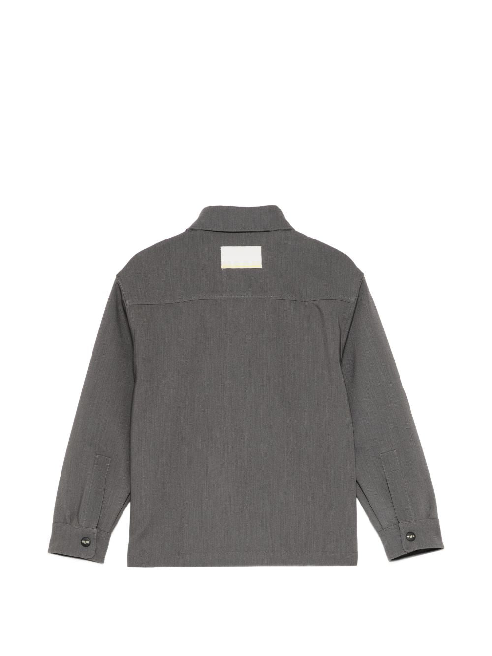 Cool Wool Over Shirt Boy Grigio mel. scuro F6MSJBSI299 104 MSGM KIDS 