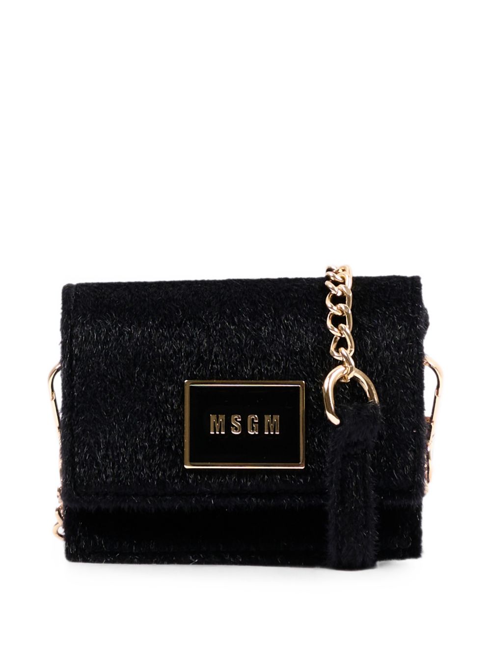 Eco Leather Bag Girl Nero F6MSJGBA179 110 MSGM KIDS 