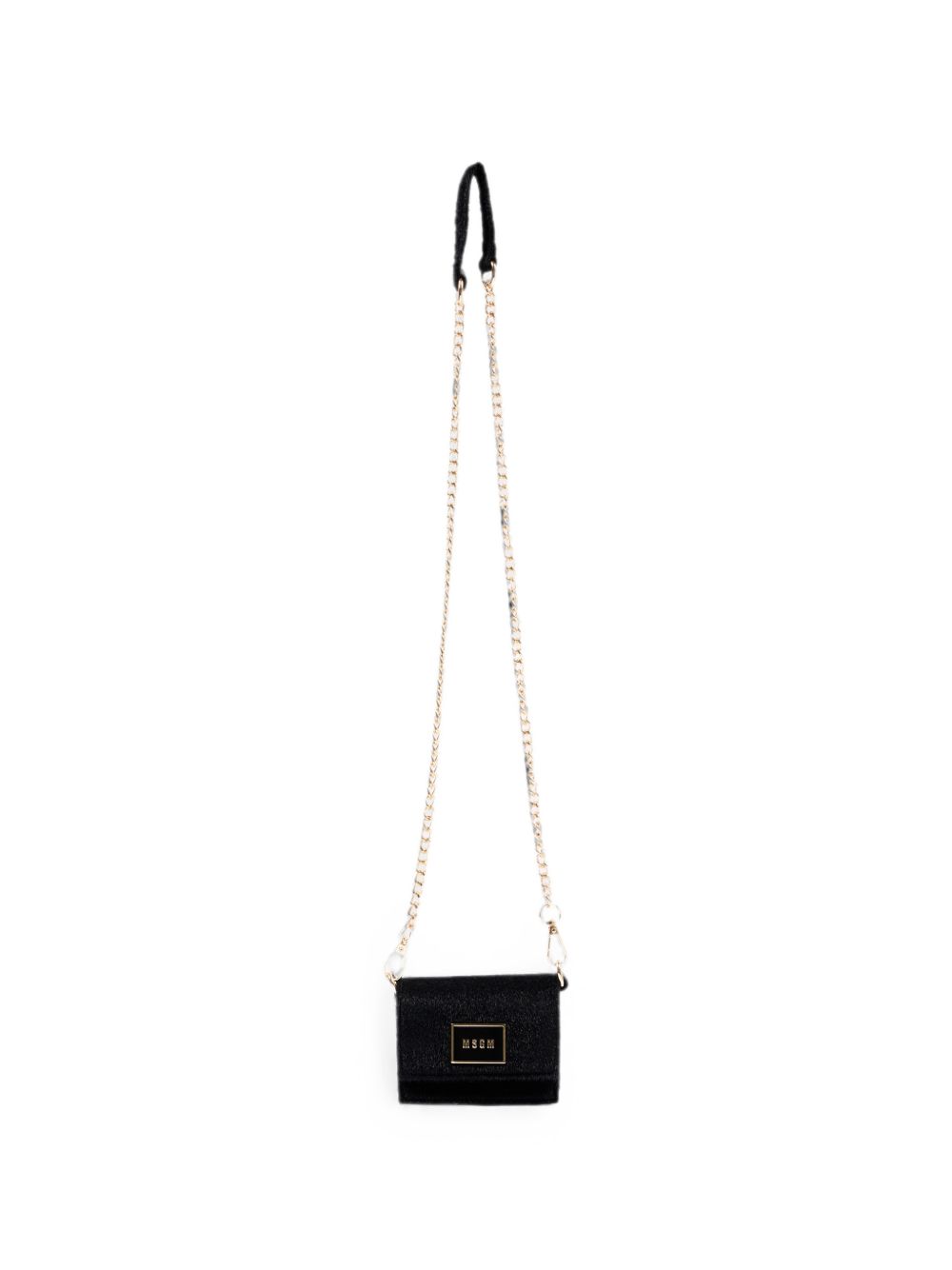 Eco Leather Bag Girl Nero F6MSJGBA179 110 MSGM KIDS 