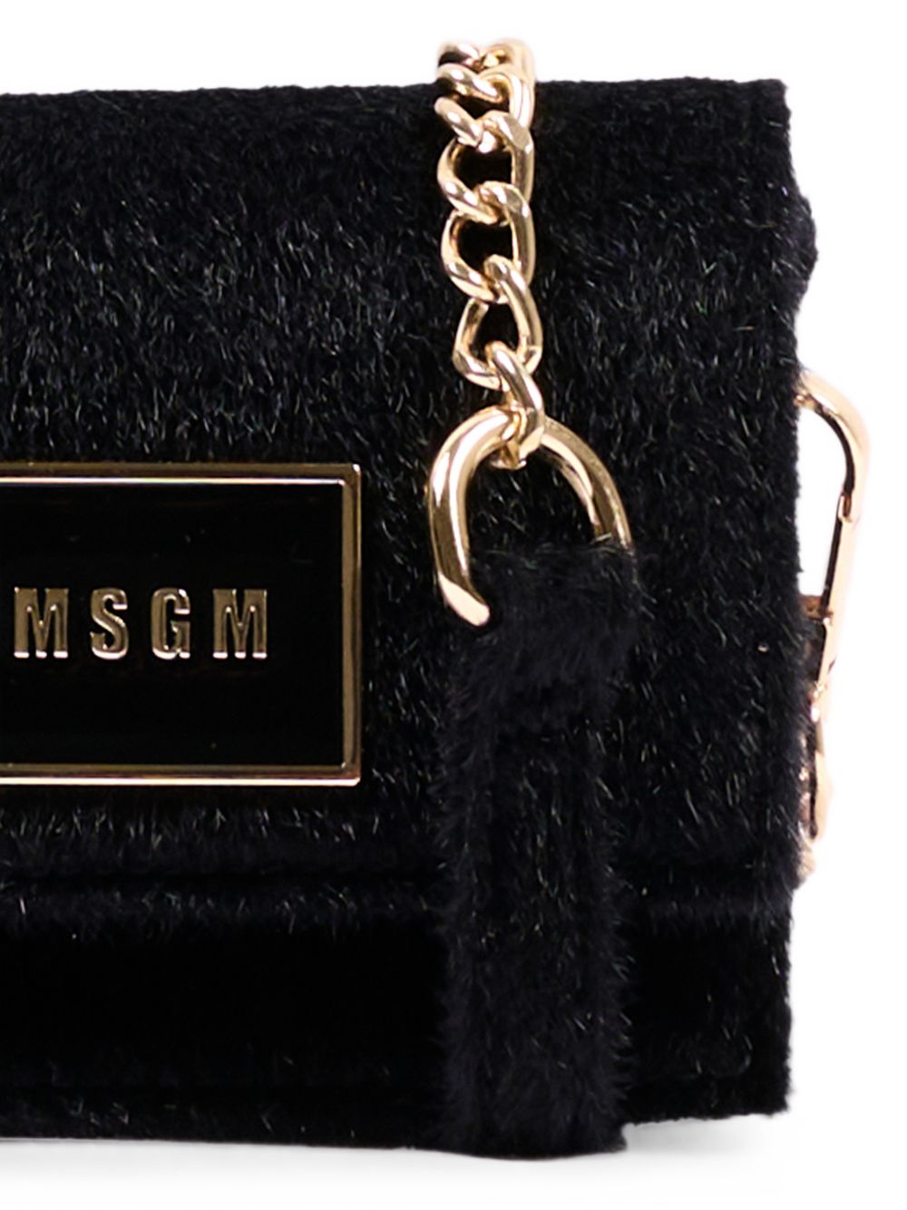 Eco Leather Bag Girl Nero F6MSJGBA179 110 MSGM KIDS 