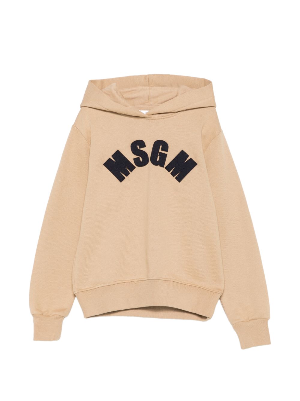 Hoodie Girl Camel incense F6MSJGHS097 MS030 MSGM KIDS 