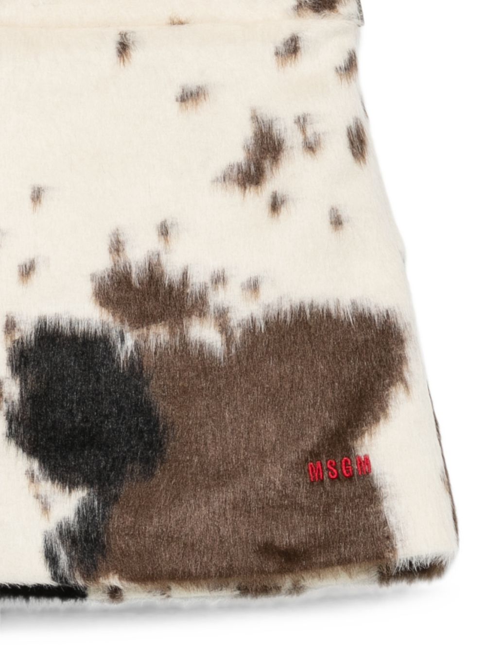 Eco Fur Mini Skirt Girl Cow F6MSJGSK081 MS098 MSGM KIDS 