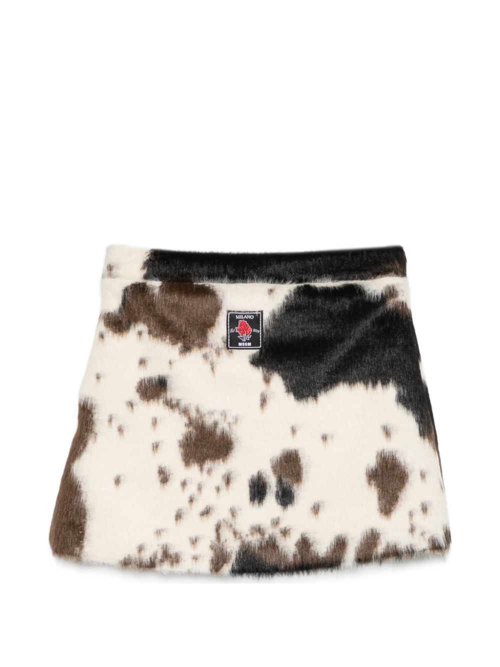 Eco Fur Mini Skirt Girl Cow F6MSJGSK081 MS098 MSGM KIDS 