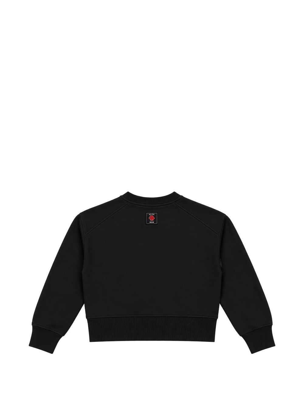 Boxy Sweatshirt Girl Nero F6MSJGSW068 110 MSGM KIDS 