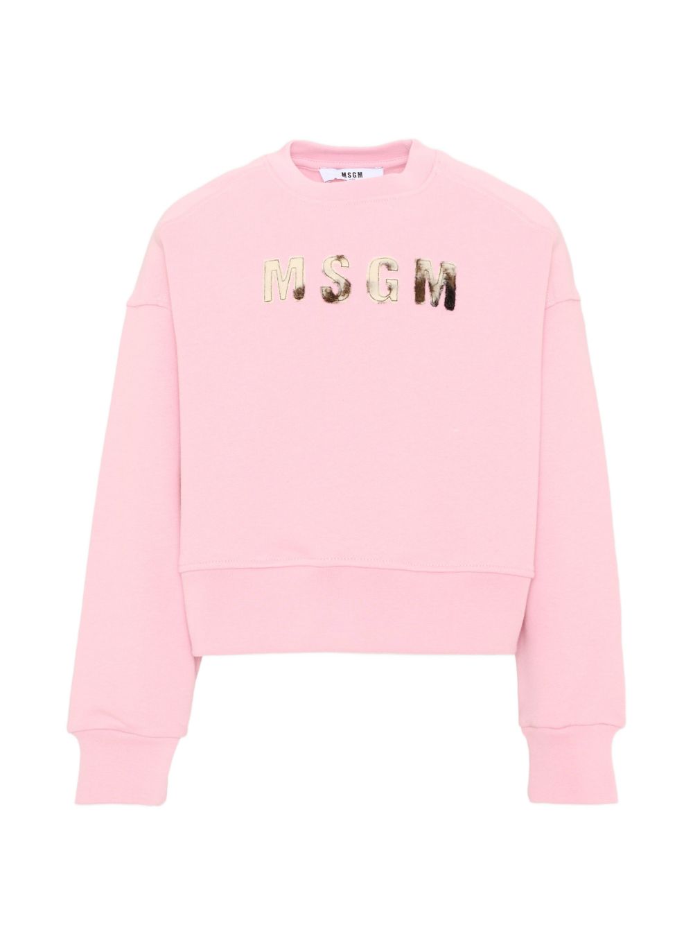 Boxy Sweatshirt Girl Pink nectar F6MSJGSW068 MS090 MSGM KIDS 