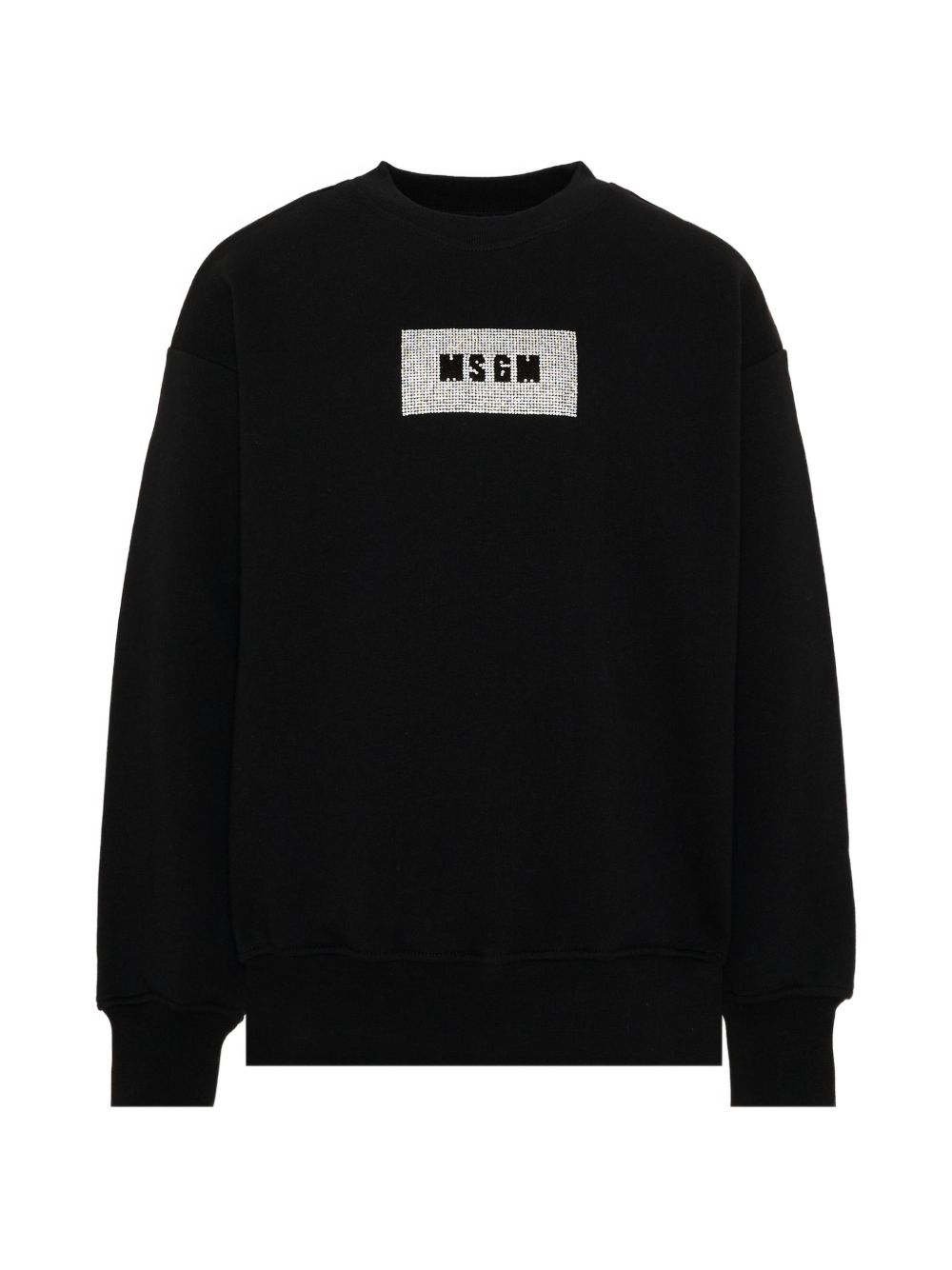Over Sweatshirt Girl Nero F6MSJGSW208 110 MSGM KIDS 