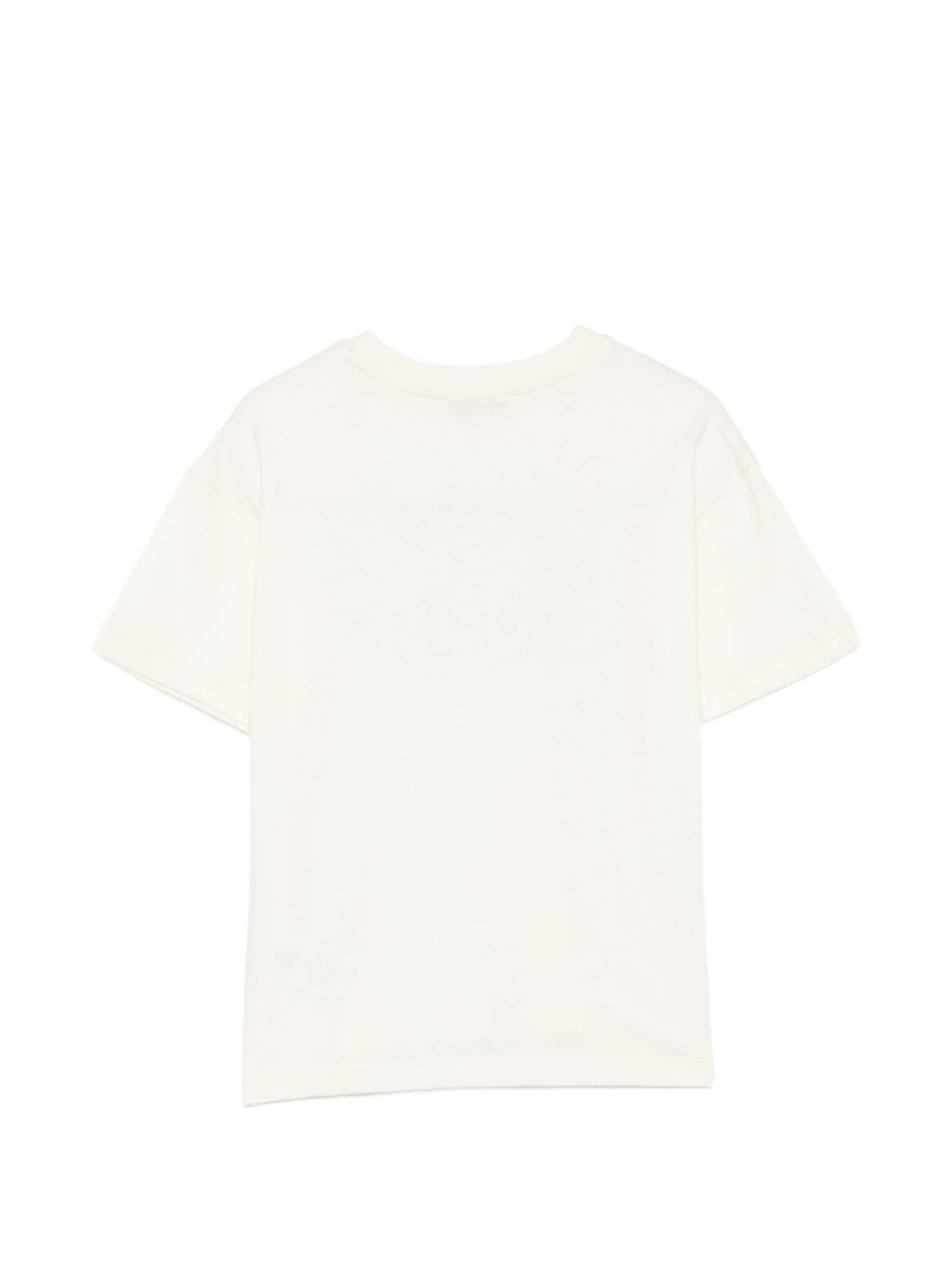Over Jersey T-Shirt Unisex Crema F6MSJUTH038 013 MSGM KIDS 