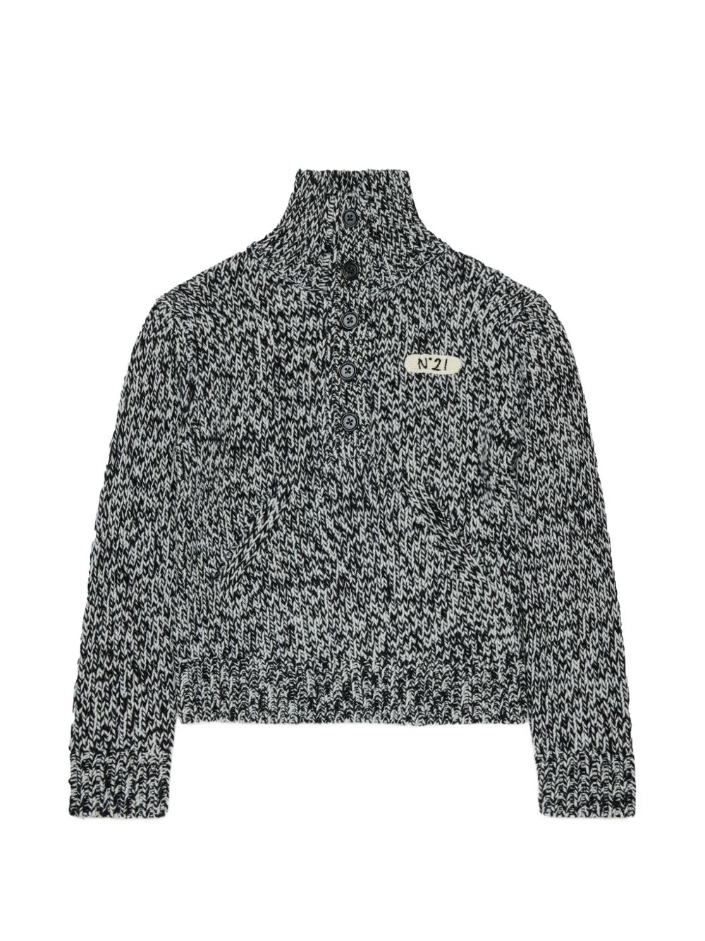 Maglione in Lana Nero N210DNN0545 0N900 N21 KIDS 