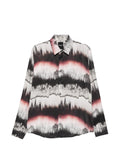 Camicia Gray&Red Gradient
