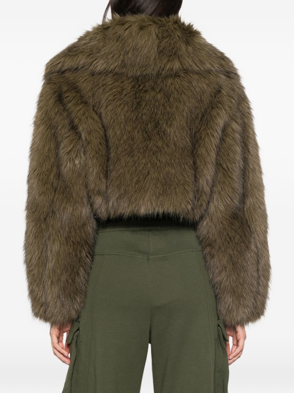 Giubbotto GREEN BAYLAGE FUR 8O0016E0002 G640 PATRIZIA PEPE 