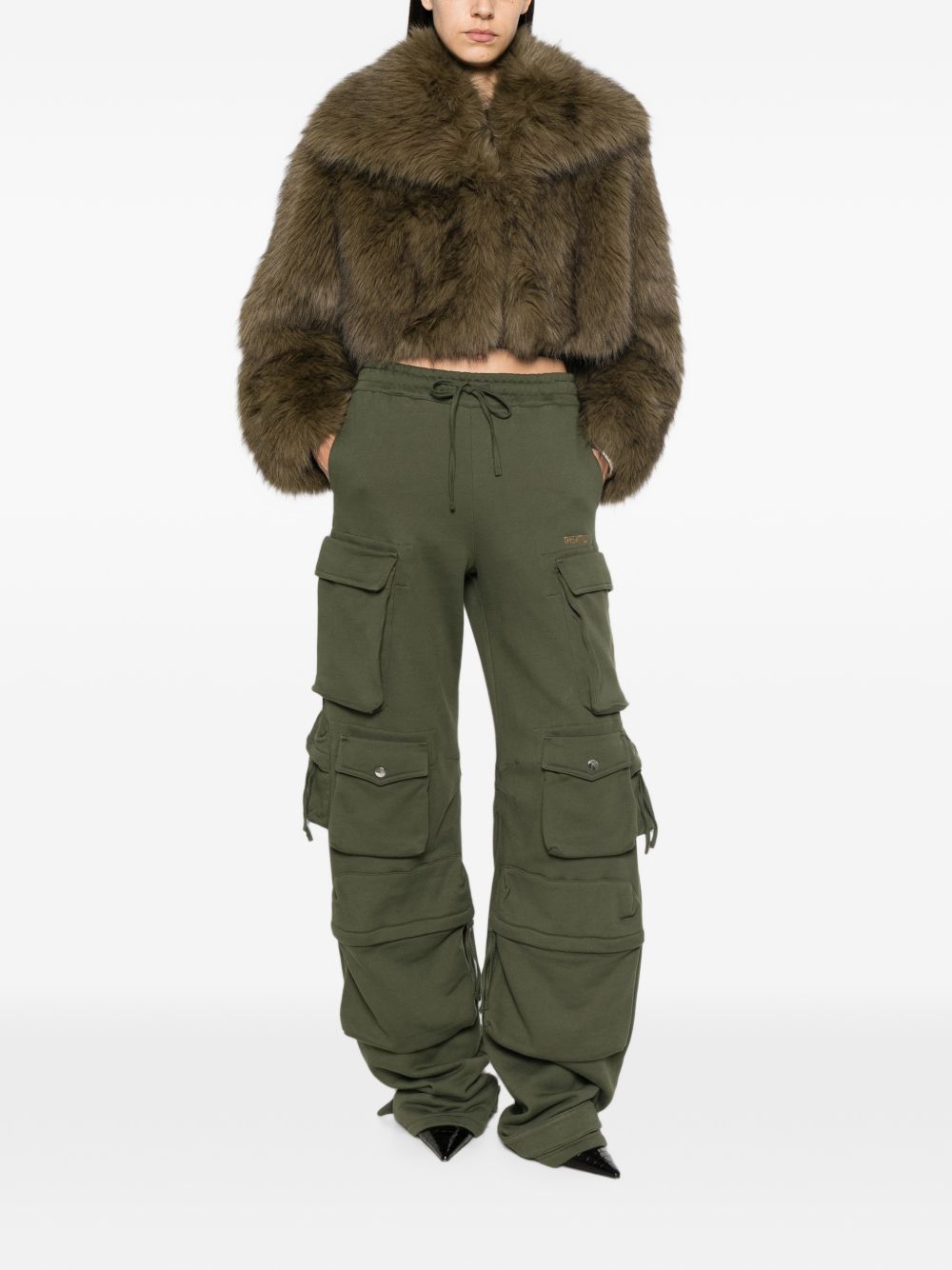 Giubbotto GREEN BAYLAGE FUR 8O0016E0002 G640 PATRIZIA PEPE 