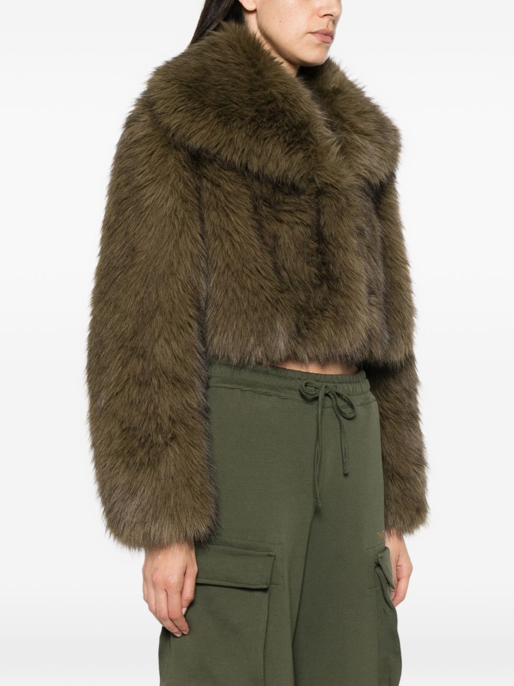 Giubbotto GREEN BAYLAGE FUR 8O0016E0002 G640 PATRIZIA PEPE 