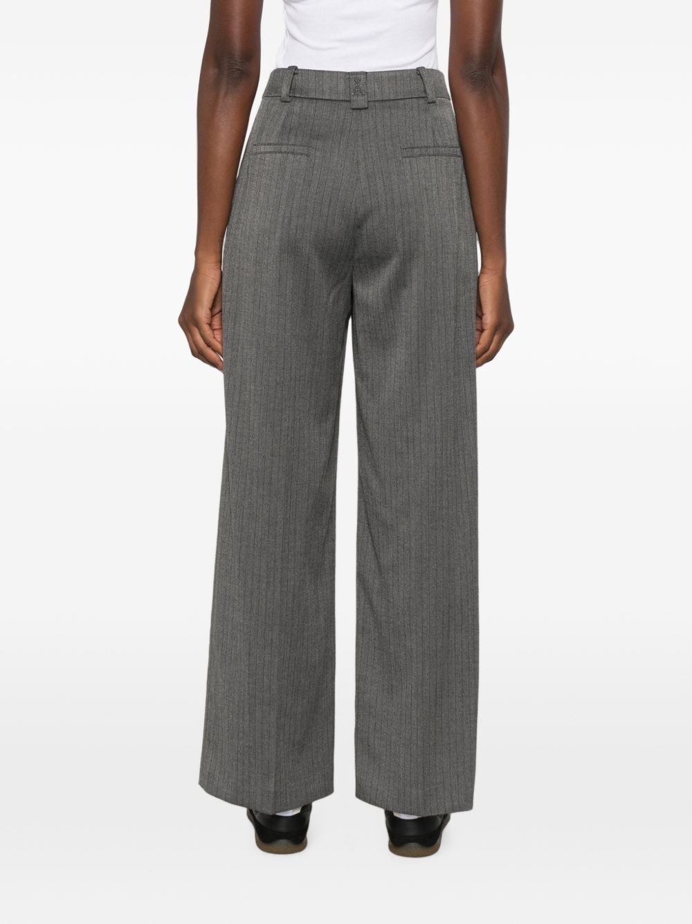 Pantaloni Herringbone Gray 8P0474C0238 J528 PATRIZIA PEPE 