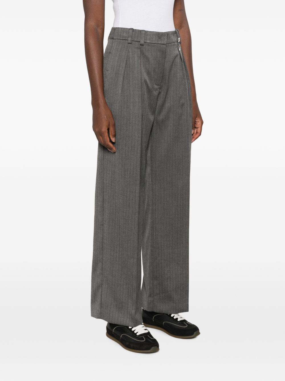 Pantaloni Herringbone Gray 8P0474C0238 J528 PATRIZIA PEPE 