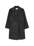 Cappotto doppiopetto in lana grigio