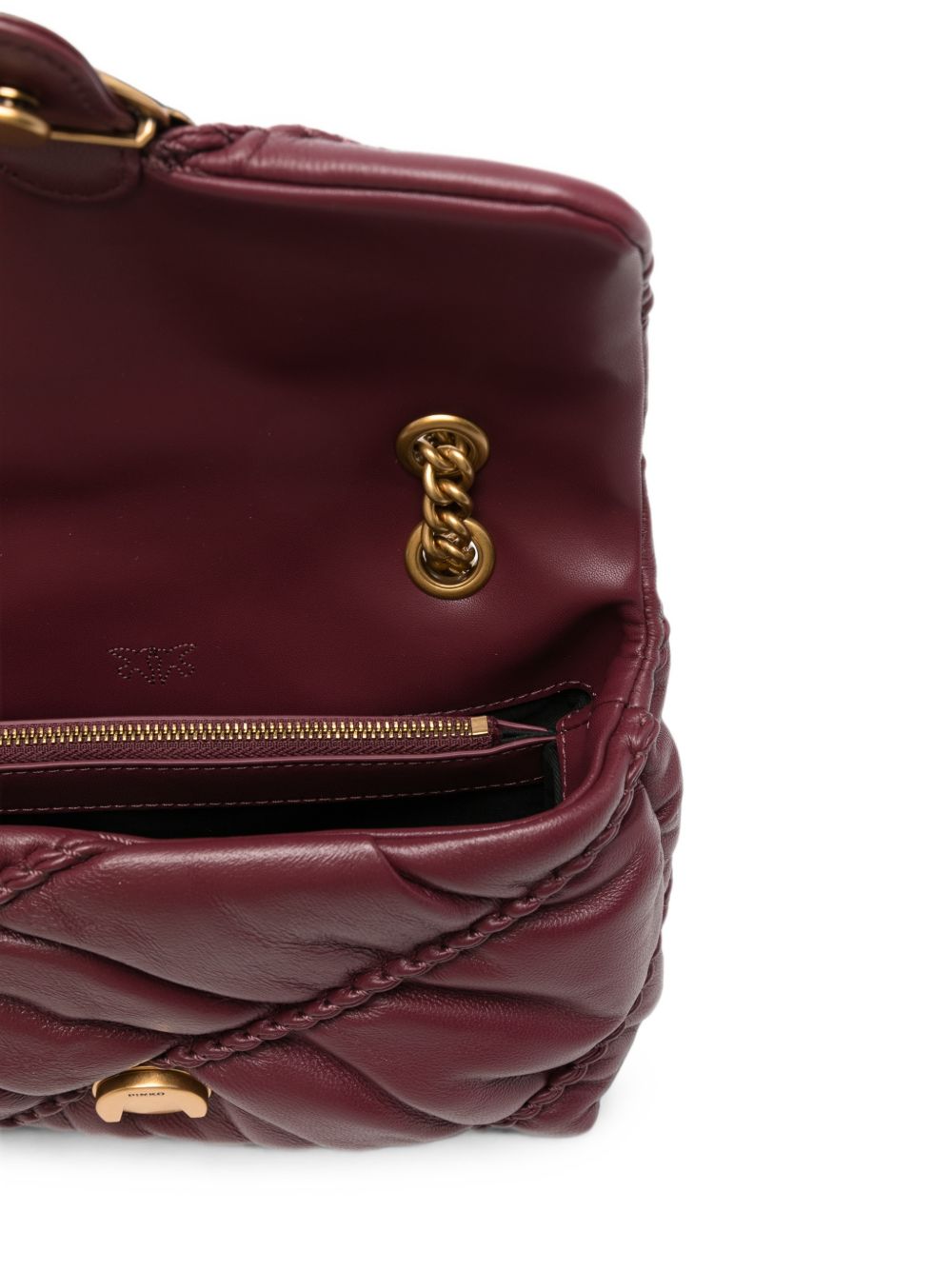 love puff crinckle mini 107162A0F2 WW5Q PINKO 