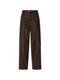 Pantaloni Barolo effetto nabuk marroni