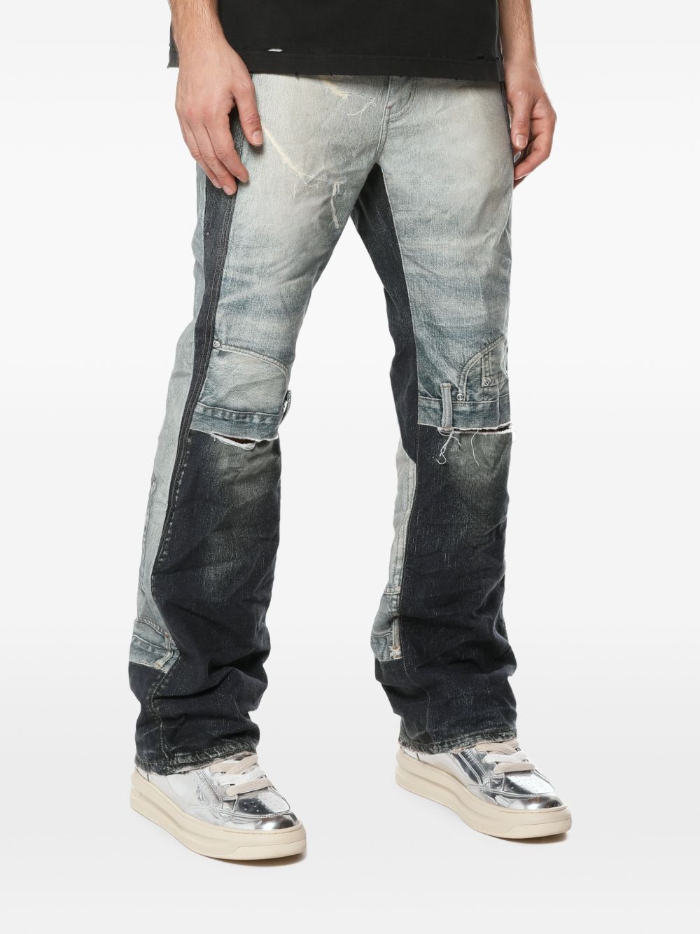 Upside Down Bootcut Aop P026UDBC326 AOP PURPLE BRAND 