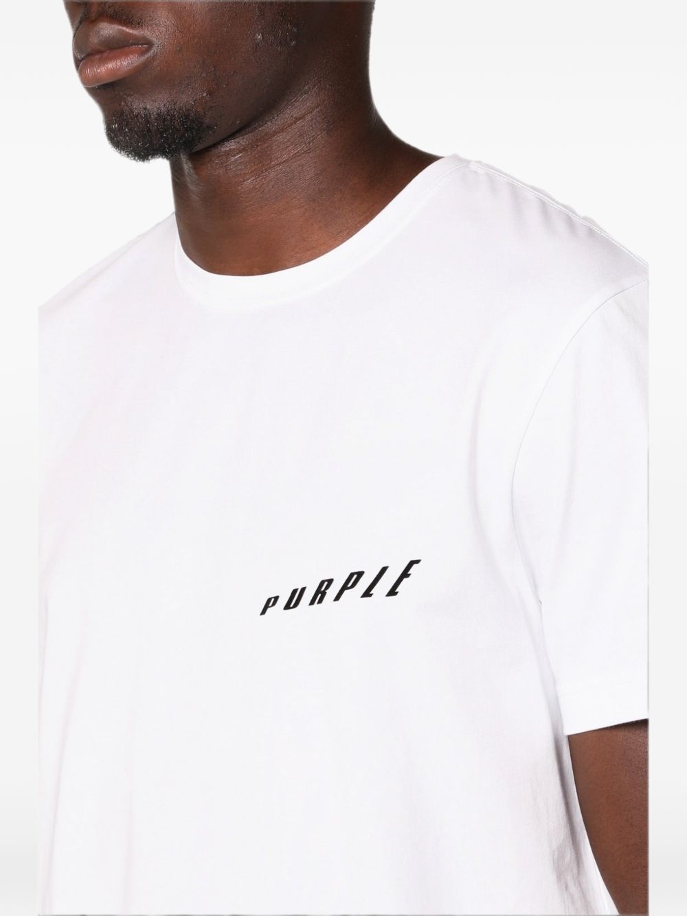 Clean Jersey Ss Tee White P109CJWF326 WHITE PURPLE BRAND 