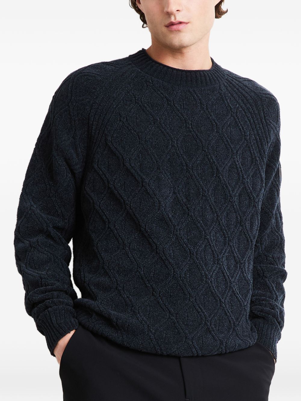 Velvet rhombus round knit W26129 61 RRD 