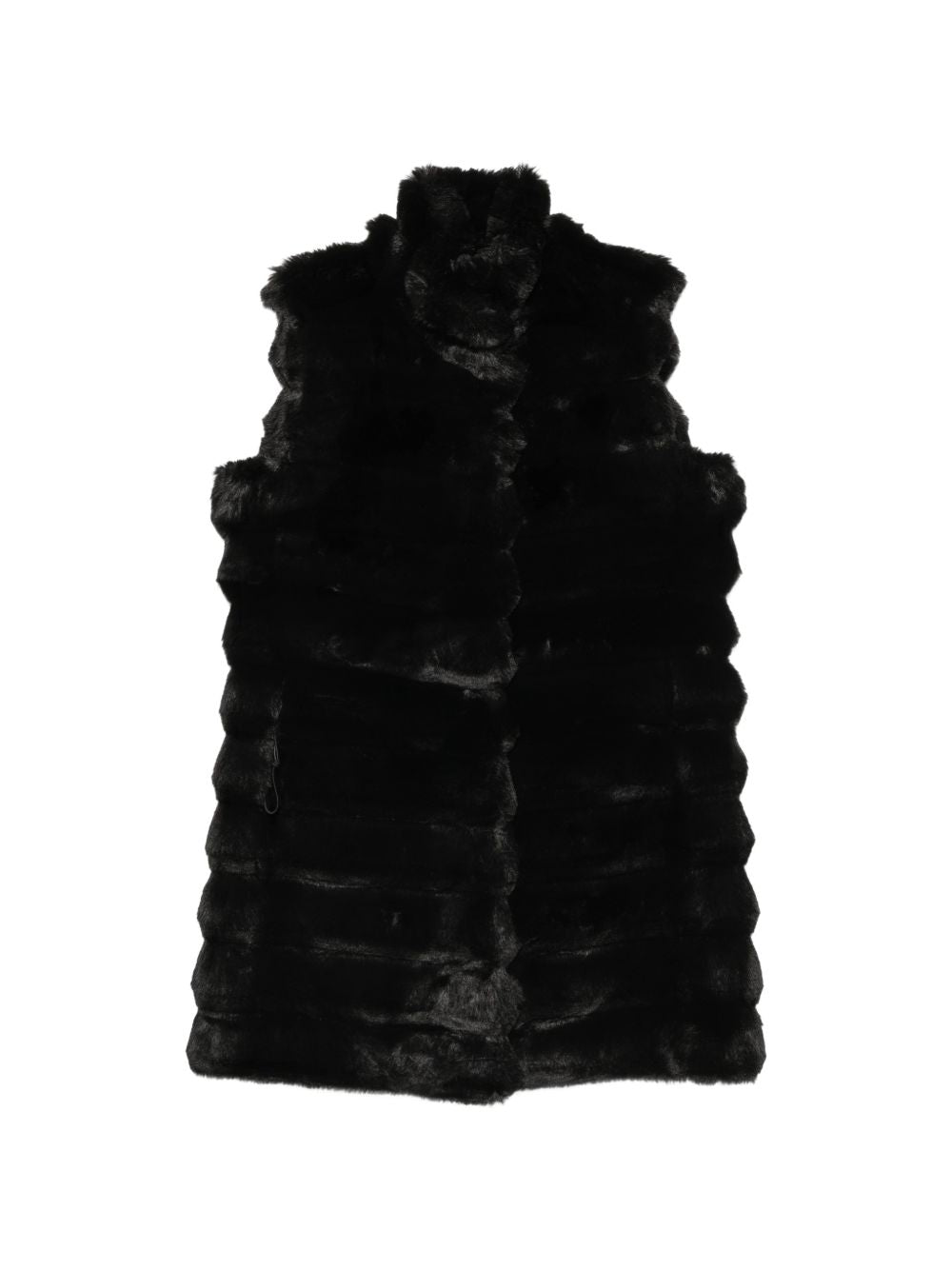Gilet Court Long nero W26592 10 RRD 