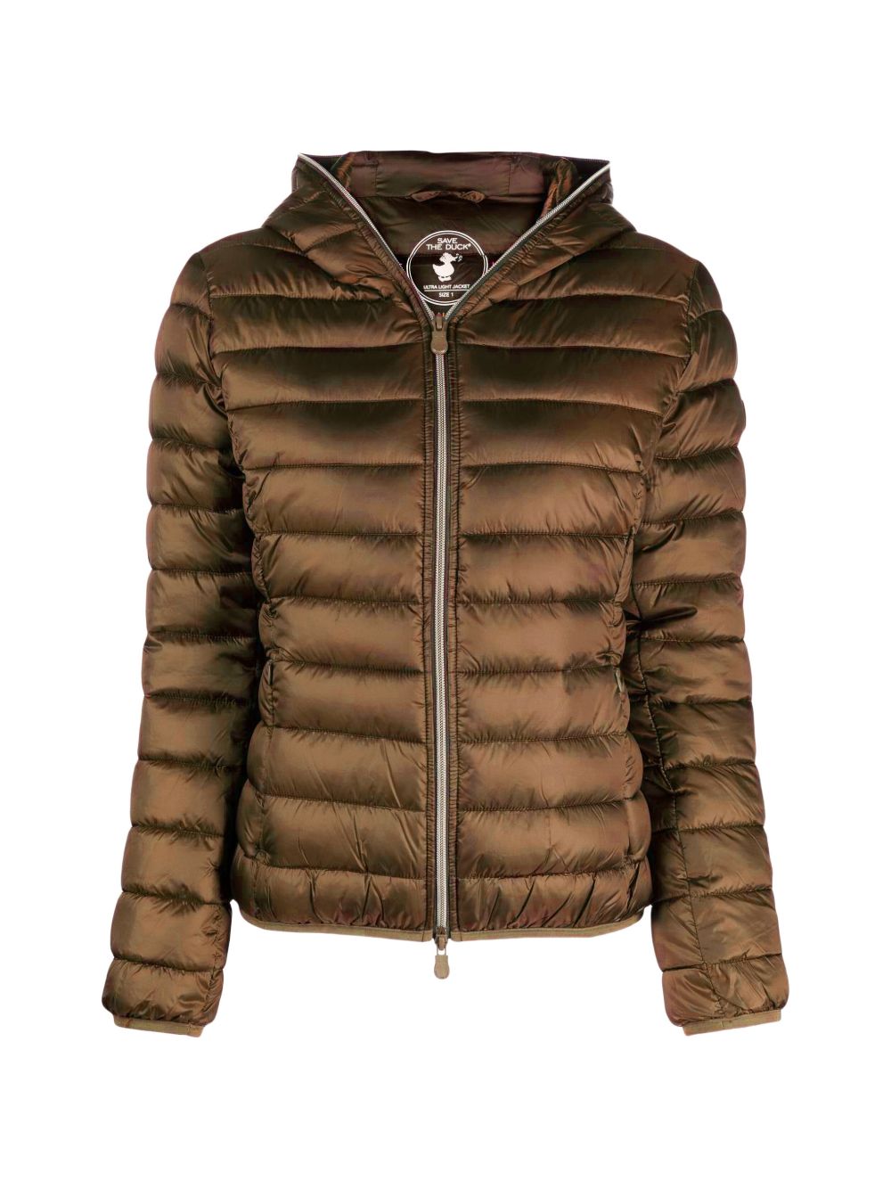 Hooded jacket Noisette brown D33620WIRIS21 40054 SAVE THE DUCK 