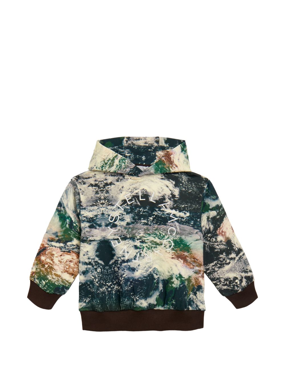 Felpa con stampa astratta multicolor TZ4R10Z3959 999MC STELLA MCCARTNEY KIDS 