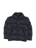 Giubbotto vera piuma rds Navy blue