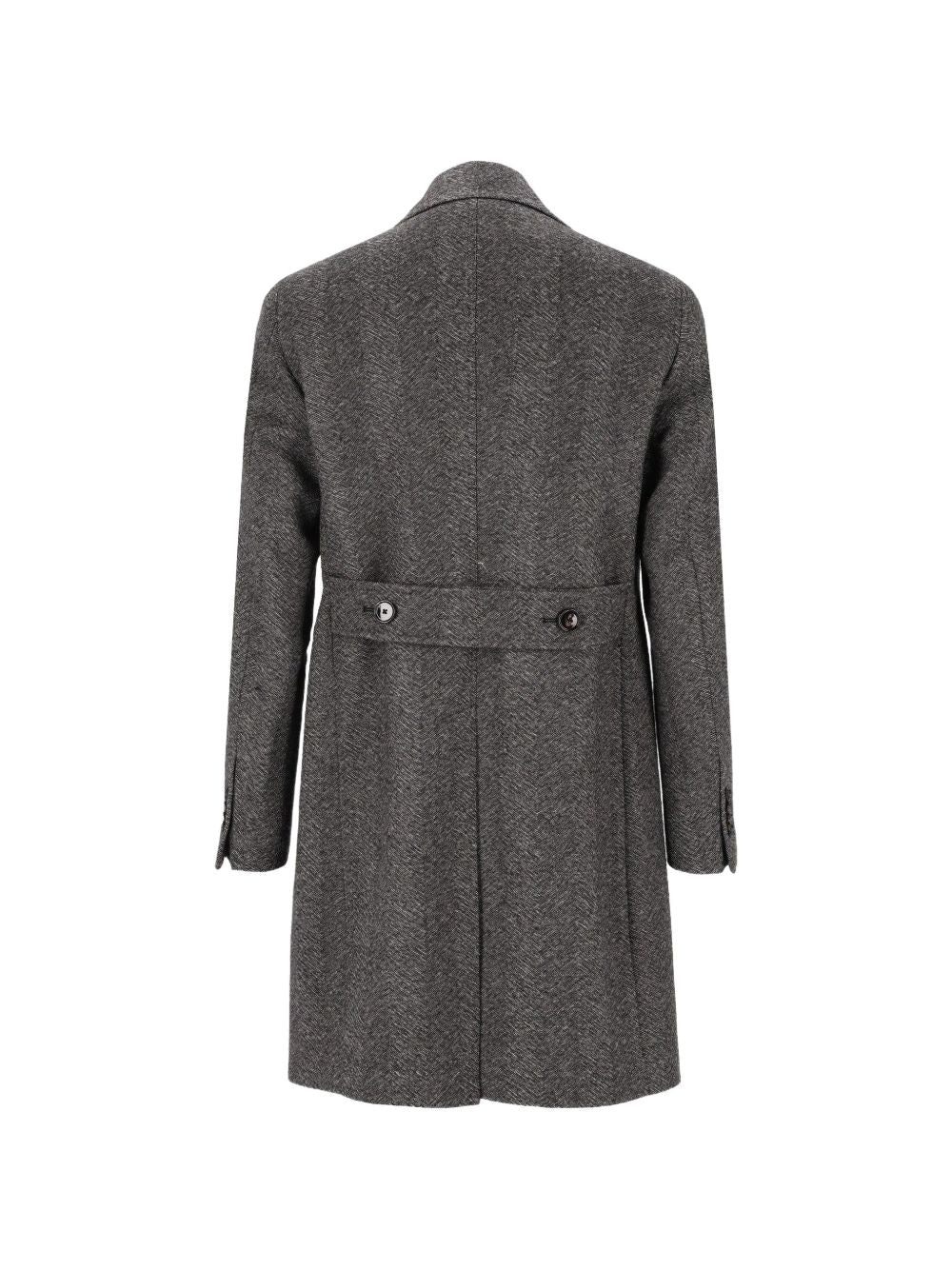 Cappotto in Lana Vergine Nero ARDENTRA350001 N5051 TAGLIATORE 