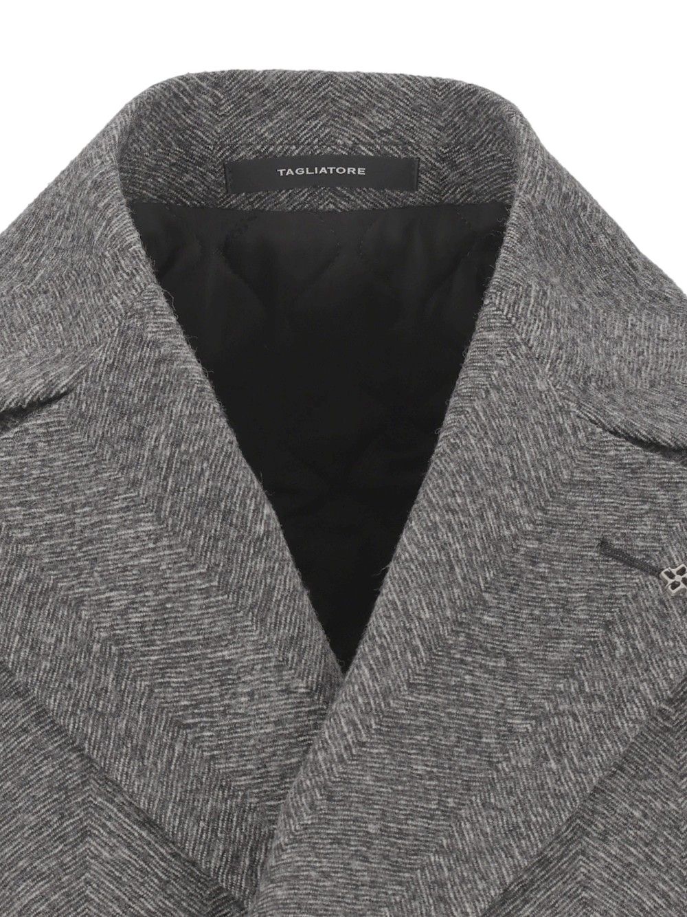 Cappotto in Lana Vergine Nero ARDENTRA350001 N5051 TAGLIATORE 