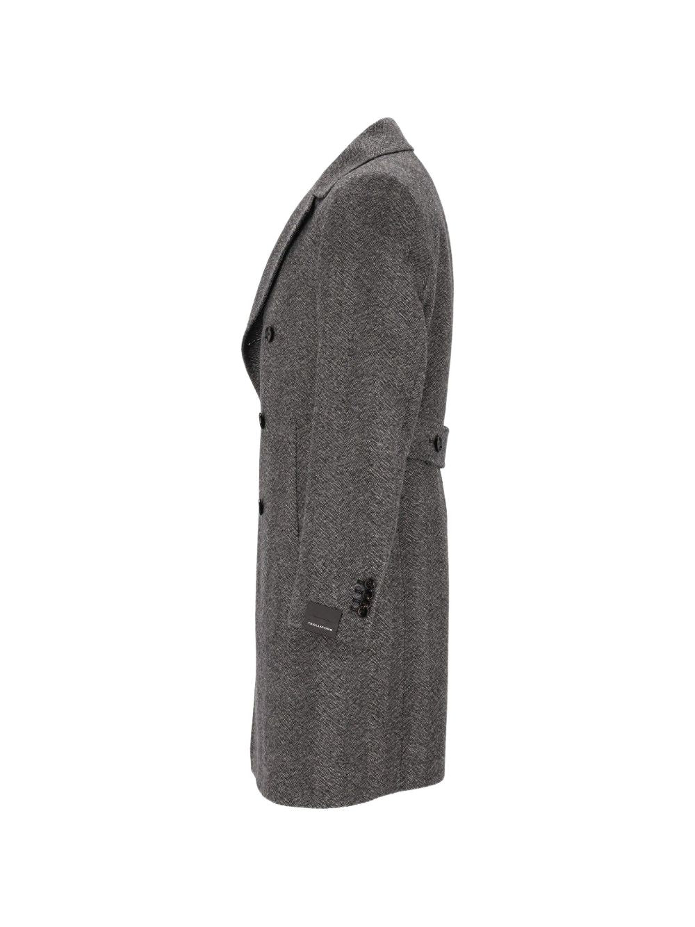 Cappotto in Lana Vergine Nero ARDENTRA350001 N5051 TAGLIATORE 