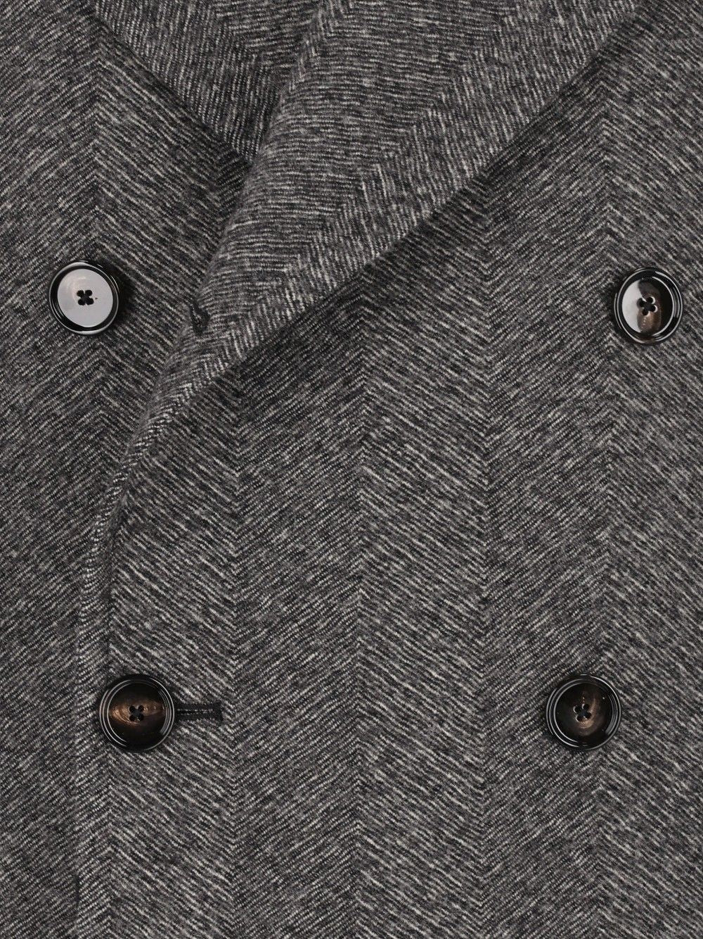 Cappotto in Lana Vergine Nero ARDENTRA350001 N5051 TAGLIATORE 