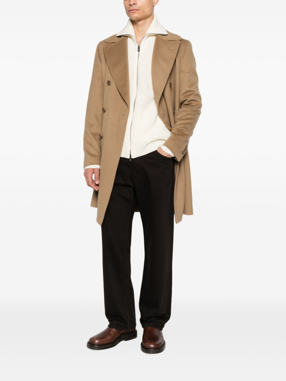 Cardigan in Lana Panna DUNDRETAIPWI2602 1 TAGLIATORE 