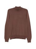 Maglia in Lana Vergine Marrone