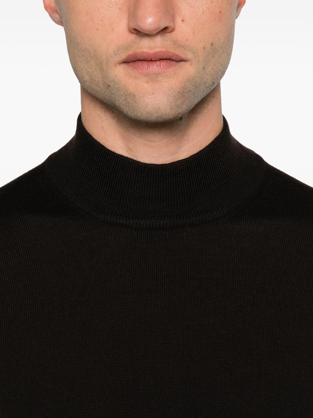 Maglia in Lana Vergine Moro LIONELGSI2601 195 TAGLIATORE 