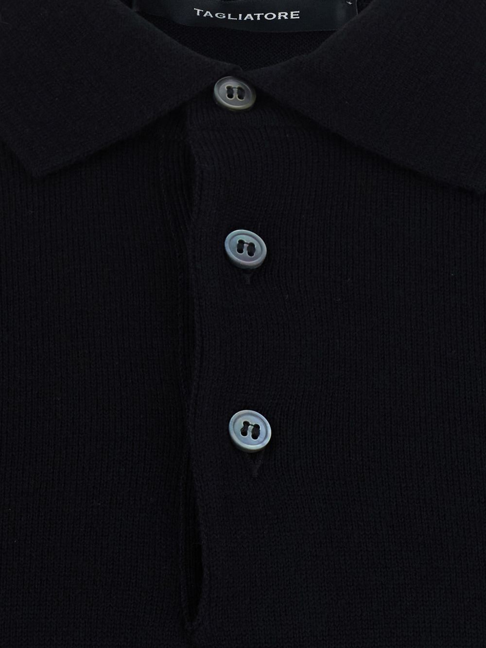 Polo in Lana Vergine Nero PALMERGSI2601 099 TAGLIATORE 