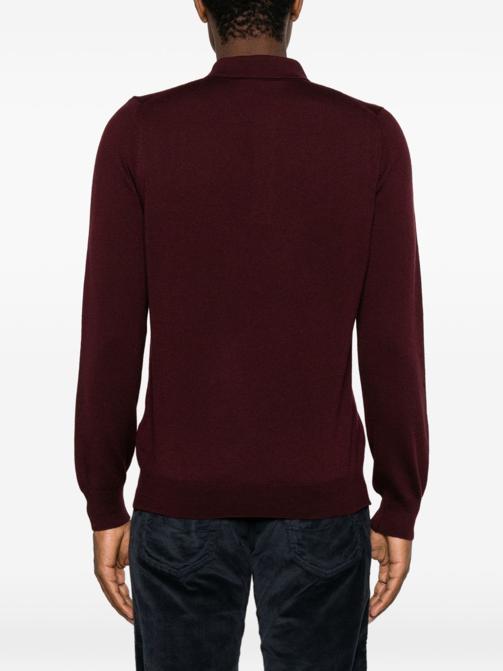 Polo in Lana Vergine Bordeaux PALMERGSI2601 291 TAGLIATORE 