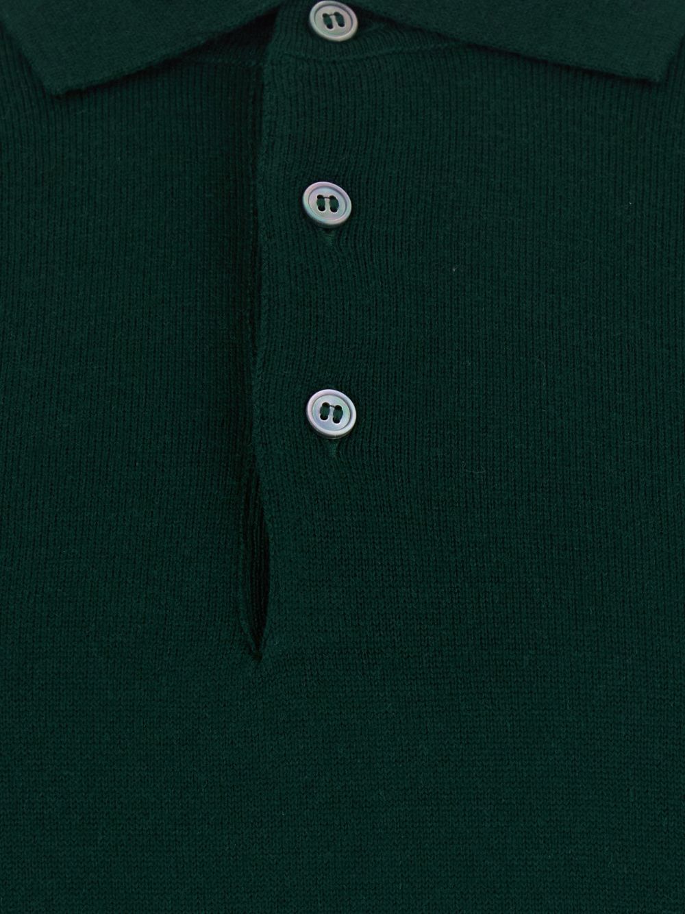 Polo in Lana Vergine Verde PALMERGSI2601 464 TAGLIATORE 