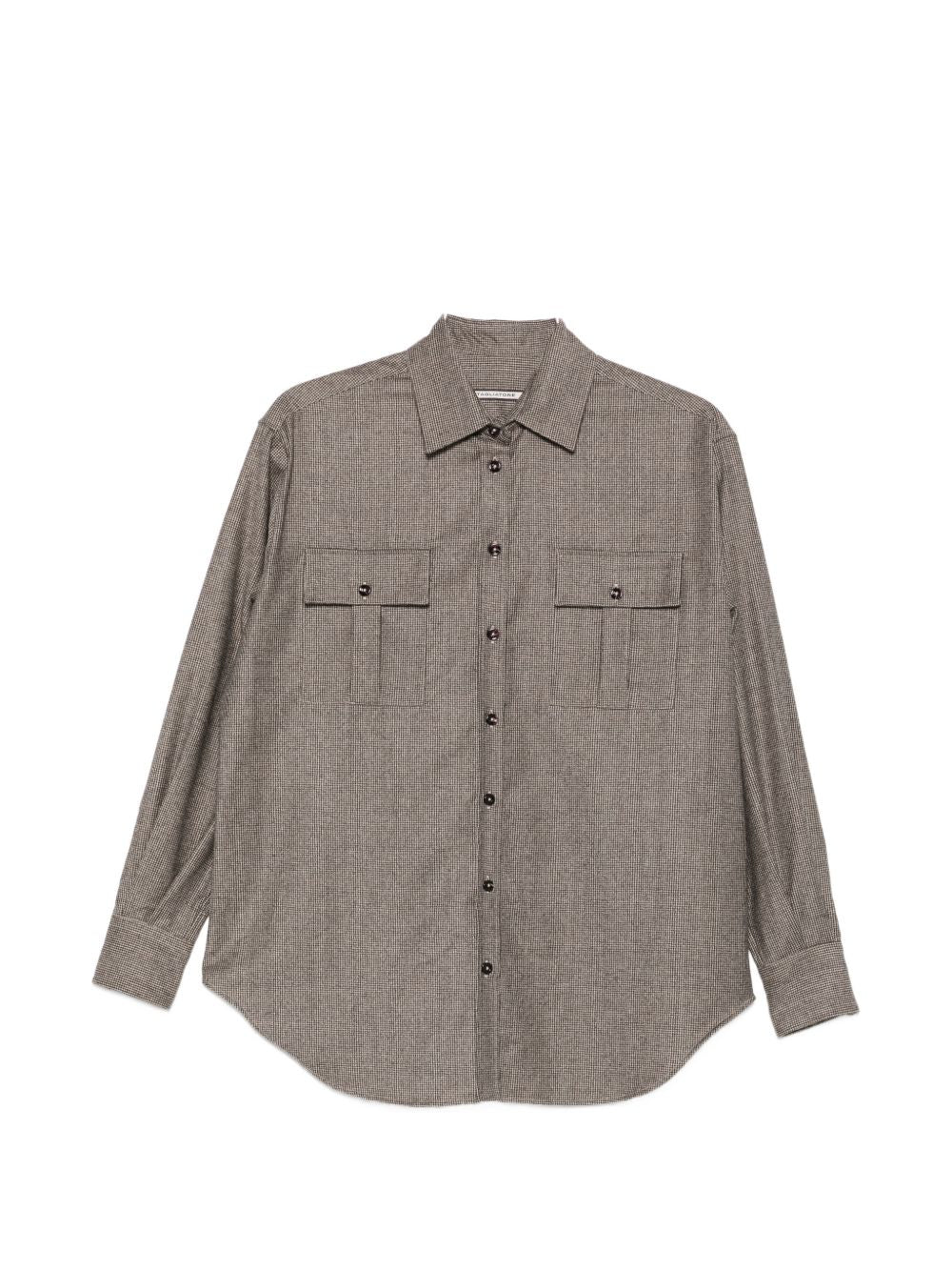 Camicia in Lana Vergine Moro PATTIENS150035 T1115 TAGLIATORE 